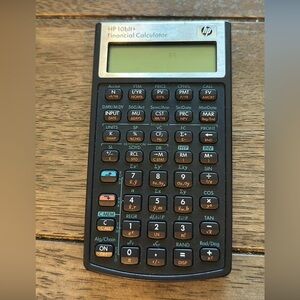 HP 10bII+ Black Financial Calculator